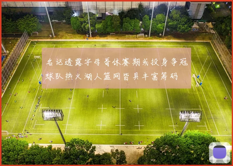 名记透露字母哥休赛期或投身争冠球队热火湖人篮网皆具丰富筹码